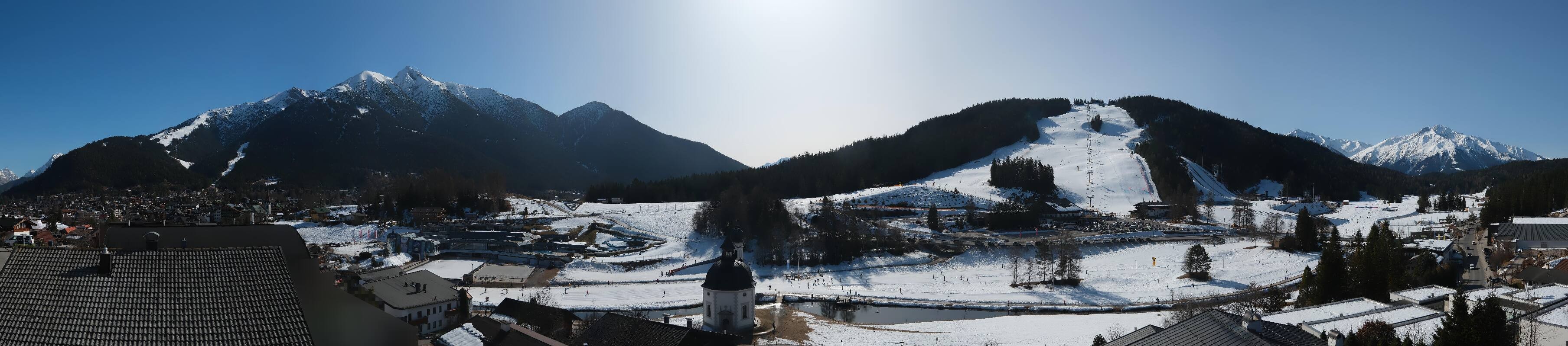 Archived image Webcam Seefeld church