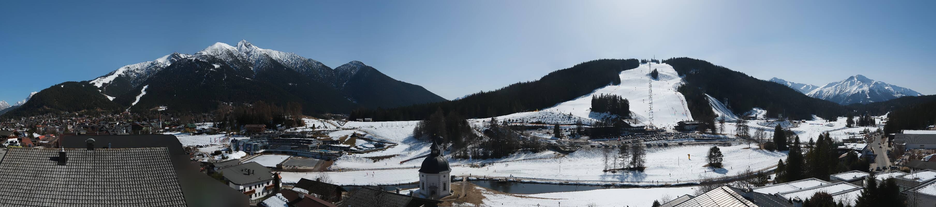 Archived image Webcam Seefeld church