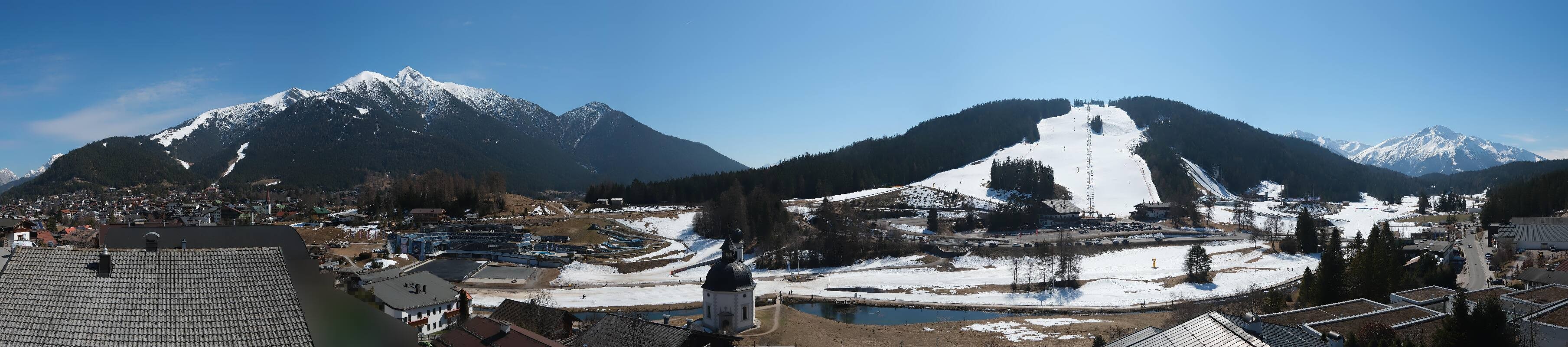 Archived image Webcam Seefeld church