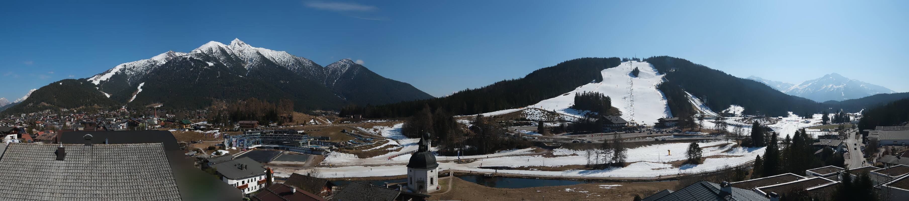 Archived image Webcam Seefeld church