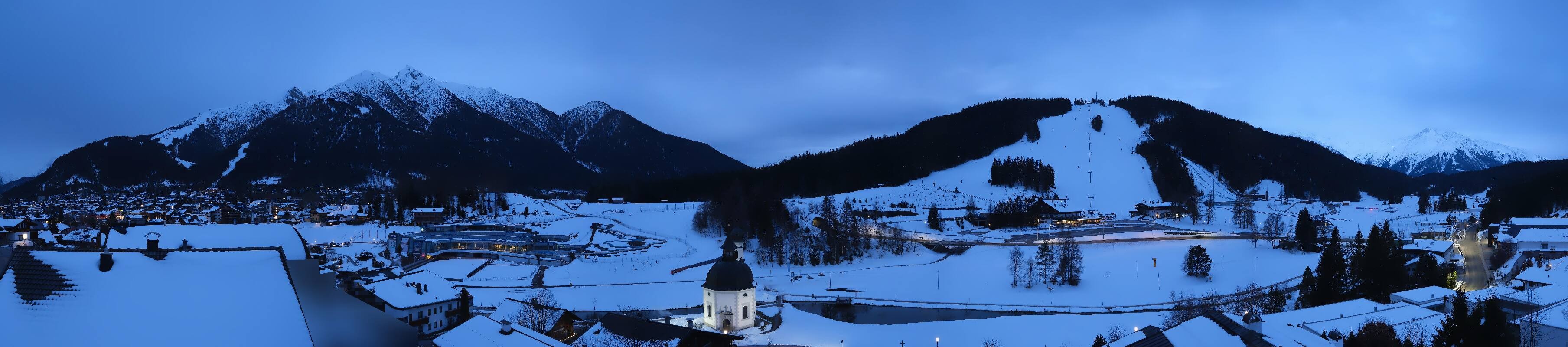 Archived image Webcam Seefeld church