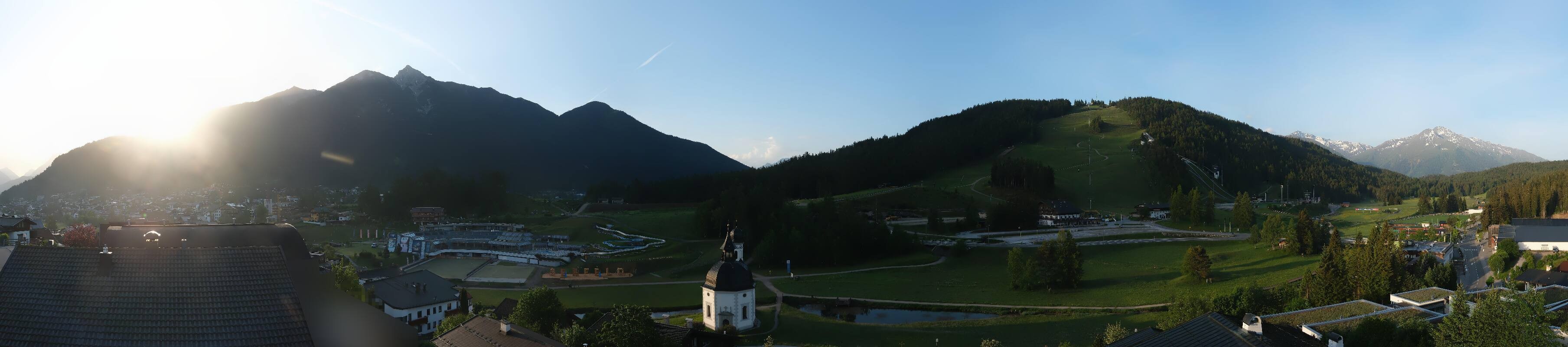 Archived image Webcam Seefeld church