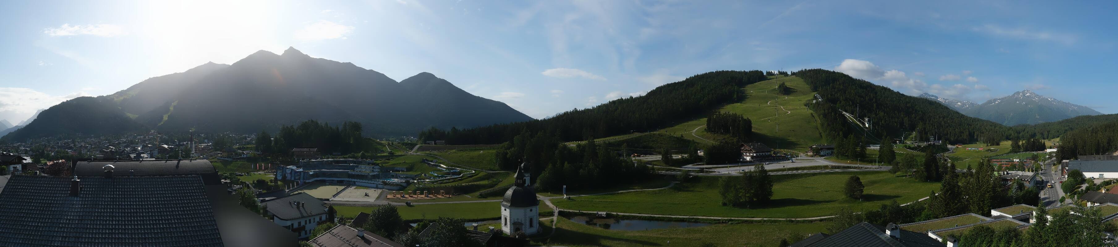 Archived image Webcam Seefeld church