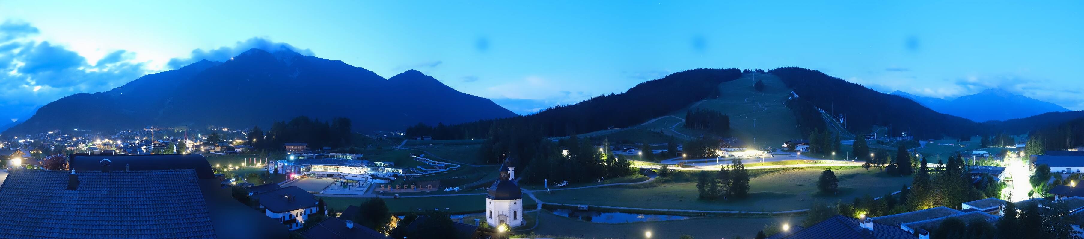 Archived image Webcam Seefeld church