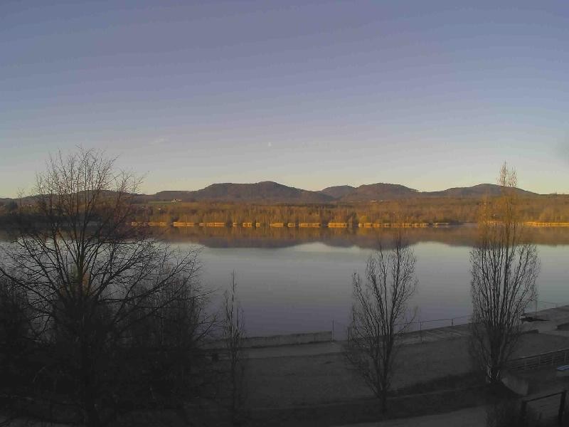 Archiv Foto Webcam Olberdorfer See: Blick auf das Zittauer Gebirge