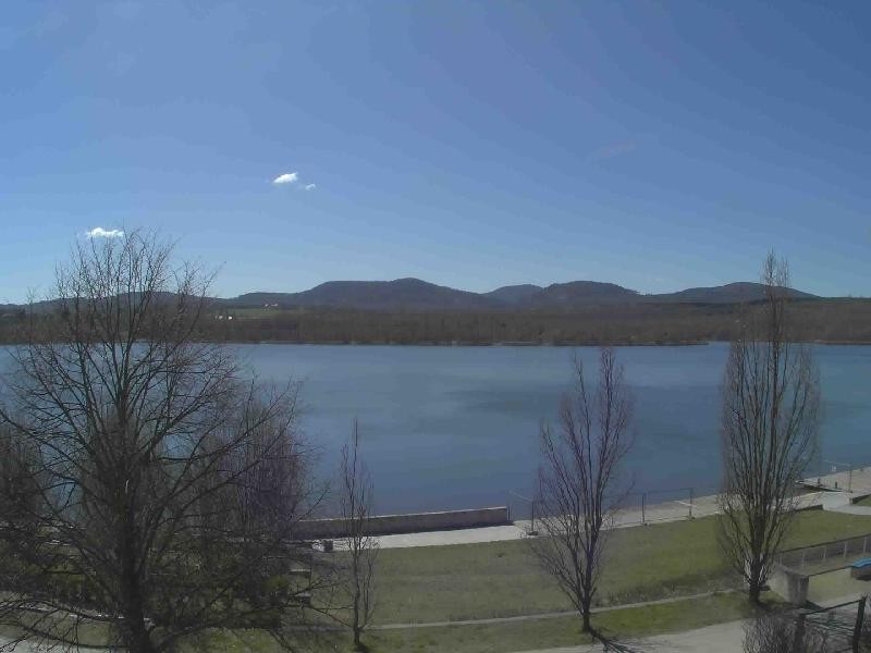 Archiv Foto Webcam Olberdorfer See: Blick auf das Zittauer Gebirge