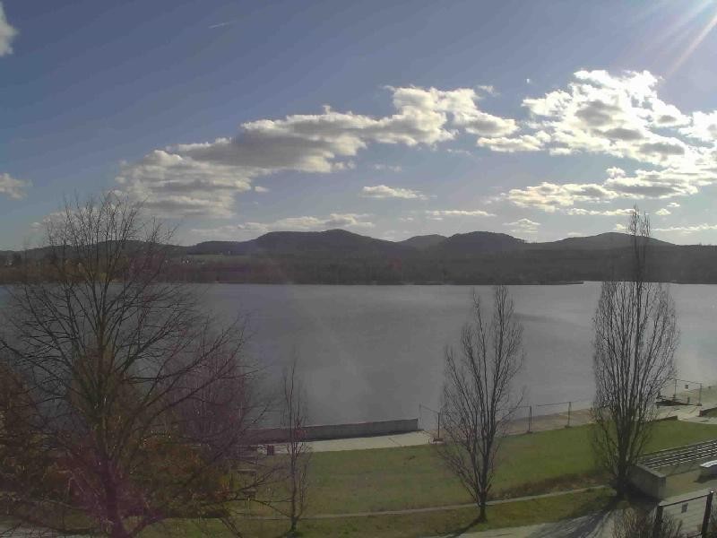 Archiv Foto Webcam Olberdorfer See: Blick auf das Zittauer Gebirge