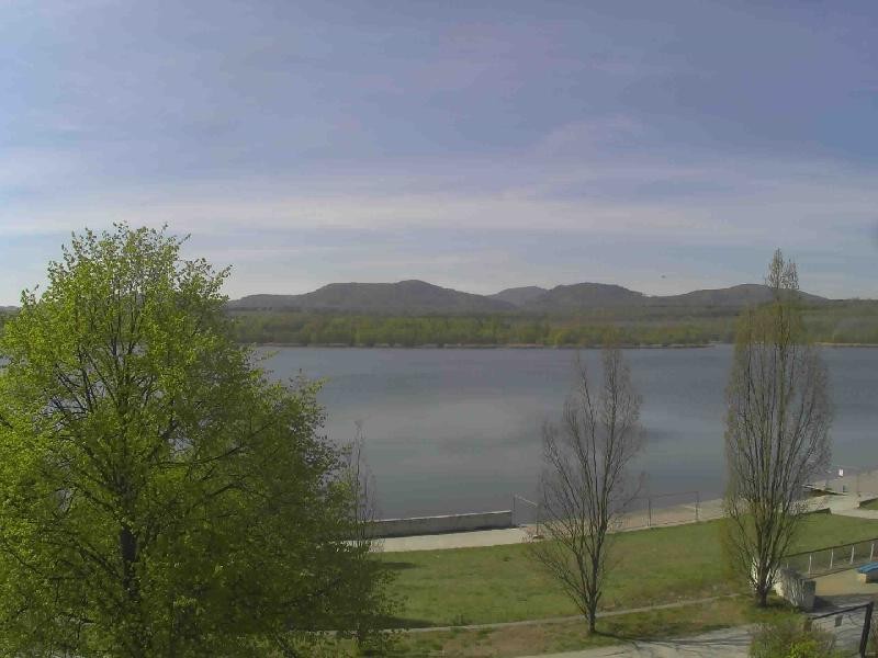 Archiv Foto Webcam Olberdorfer See: Blick auf das Zittauer Gebirge