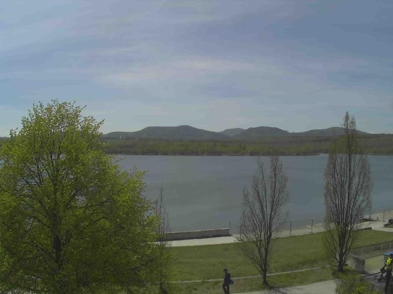 Archiv Foto Webcam Olberdorfer See: Blick auf das Zittauer Gebirge