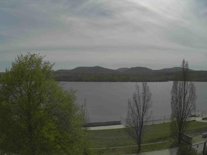 Archiv Foto Webcam Olberdorfer See: Blick auf das Zittauer Gebirge