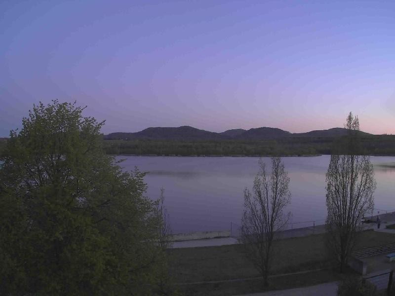 Archiv Foto Webcam Olberdorfer See: Blick auf das Zittauer Gebirge