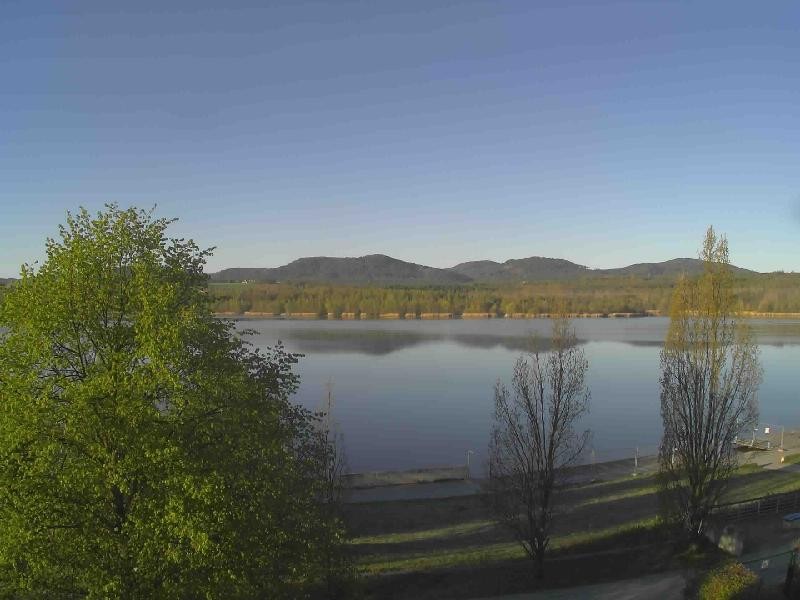 Archiv Foto Webcam Olberdorfer See: Blick auf das Zittauer Gebirge