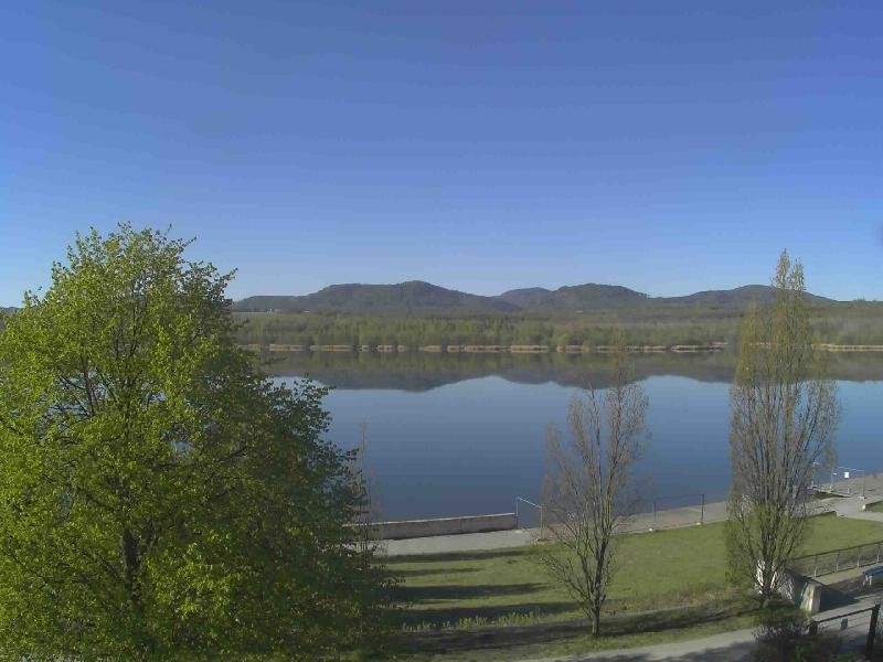 Archiv Foto Webcam Olberdorfer See: Blick auf das Zittauer Gebirge
