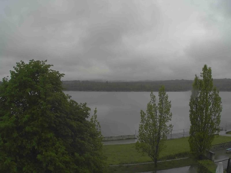 Archiv Foto Webcam Olberdorfer See: Blick auf das Zittauer Gebirge