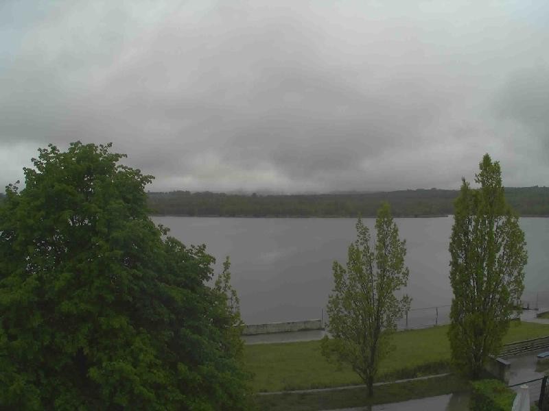 Archiv Foto Webcam Olberdorfer See: Blick auf das Zittauer Gebirge
