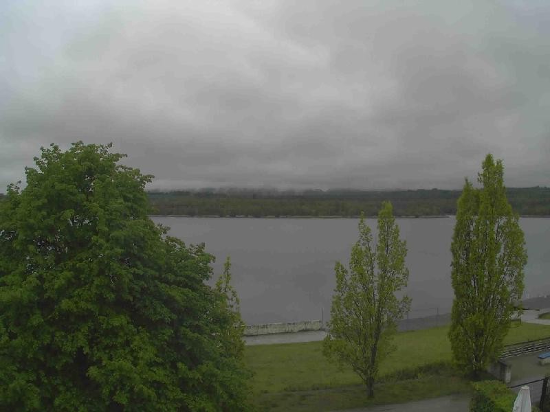 Archiv Foto Webcam Olberdorfer See: Blick auf das Zittauer Gebirge