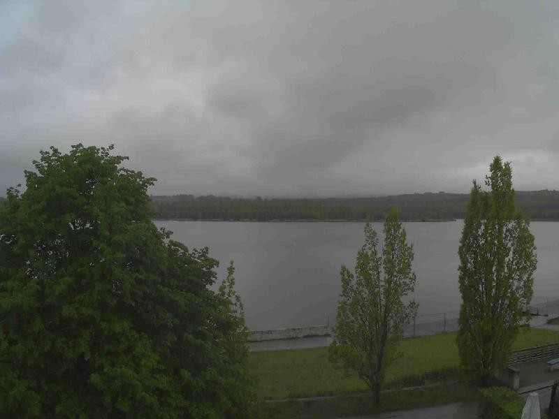 Archiv Foto Webcam Olberdorfer See: Blick auf das Zittauer Gebirge