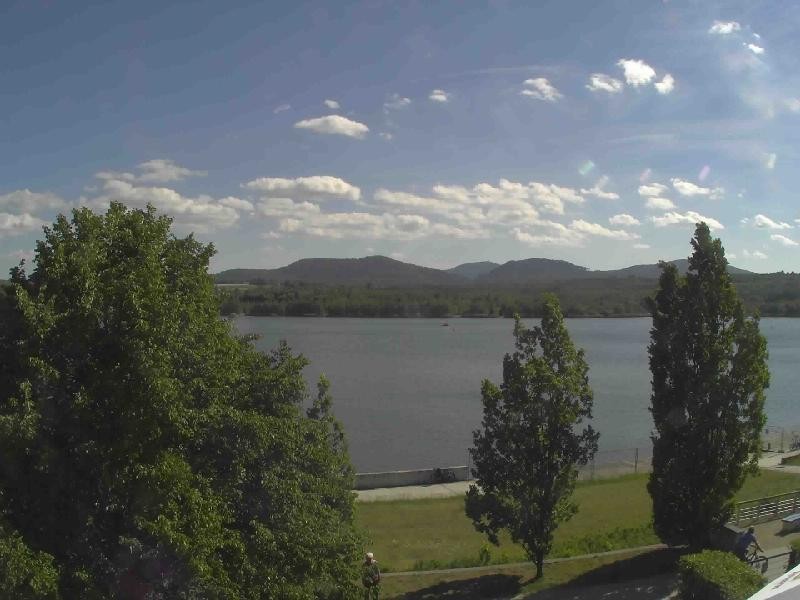 Archiv Foto Webcam Olberdorfer See: Blick auf das Zittauer Gebirge