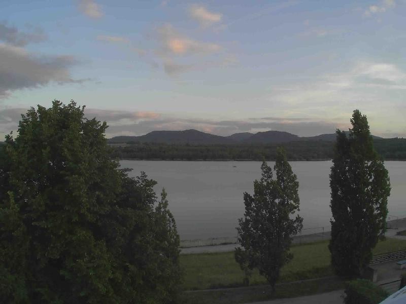 Archiv Foto Webcam Olberdorfer See: Blick auf das Zittauer Gebirge