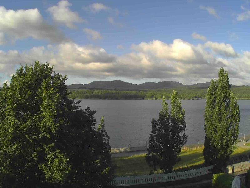 Archiv Foto Webcam Olberdorfer See: Blick auf das Zittauer Gebirge