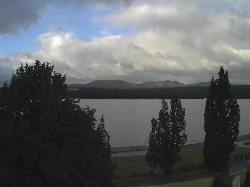 Archiv Foto Webcam Olberdorfer See: Blick auf das Zittauer Gebirge