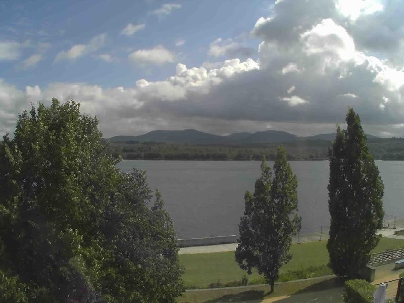 Archiv Foto Webcam Olberdorfer See: Blick auf das Zittauer Gebirge