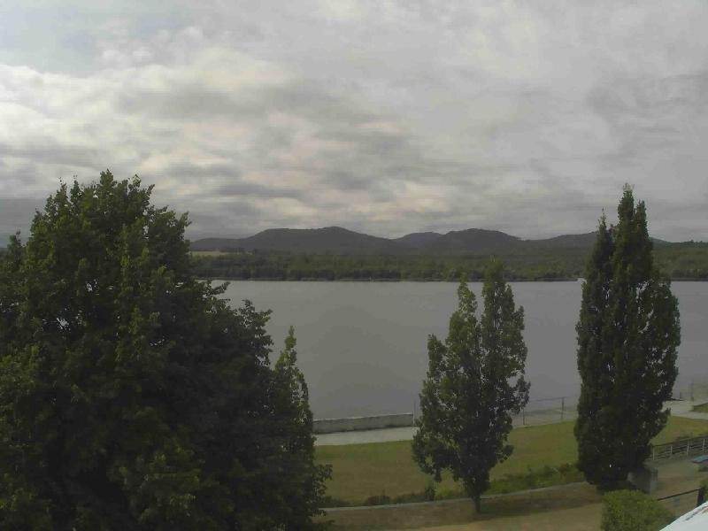 Archiv Foto Webcam Olberdorfer See: Blick auf das Zittauer Gebirge