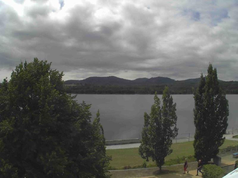Archiv Foto Webcam Olberdorfer See: Blick auf das Zittauer Gebirge