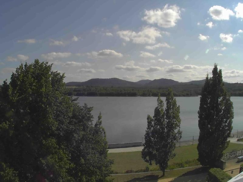Archiv Foto Webcam Olberdorfer See: Blick auf das Zittauer Gebirge