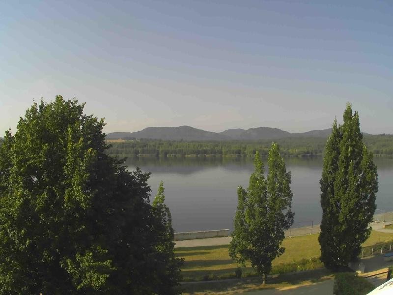 Archiv Foto Webcam Olberdorfer See: Blick auf das Zittauer Gebirge