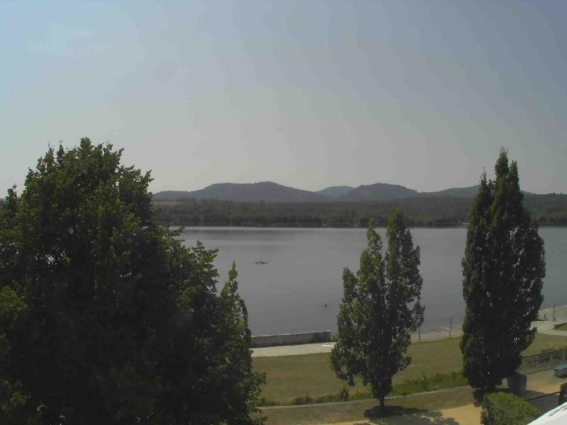 Archiv Foto Webcam Olberdorfer See: Blick auf das Zittauer Gebirge
