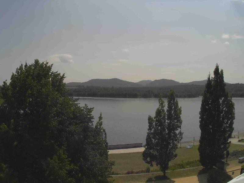 Archiv Foto Webcam Olberdorfer See: Blick auf das Zittauer Gebirge