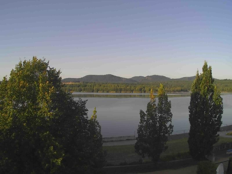Archiv Foto Webcam Olberdorfer See: Blick auf das Zittauer Gebirge