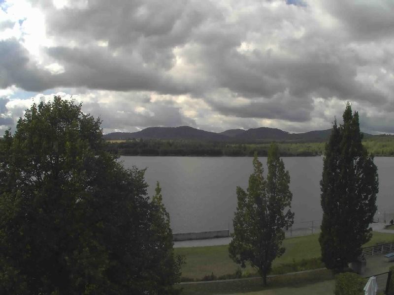 Archiv Foto Webcam Olberdorfer See: Blick auf das Zittauer Gebirge