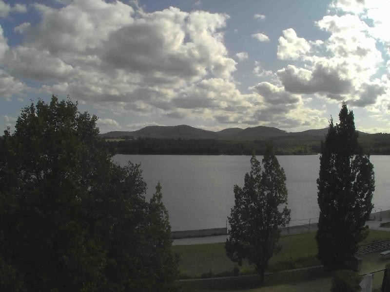 Archiv Foto Webcam Olberdorfer See: Blick auf das Zittauer Gebirge