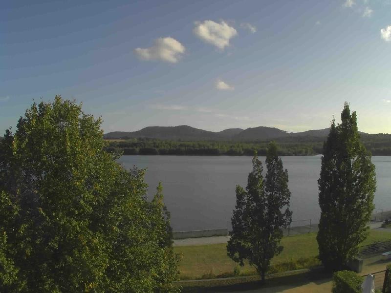 Archiv Foto Webcam Olberdorfer See: Blick auf das Zittauer Gebirge