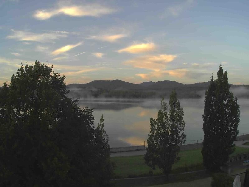 Archiv Foto Webcam Olberdorfer See: Blick auf das Zittauer Gebirge