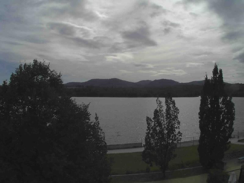 Archiv Foto Webcam Olberdorfer See: Blick auf das Zittauer Gebirge