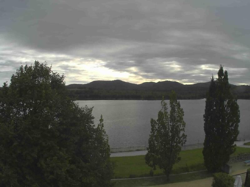 Archiv Foto Webcam Olberdorfer See: Blick auf das Zittauer Gebirge