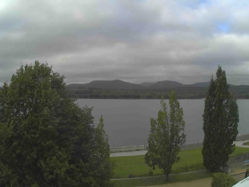 Archiv Foto Webcam Olberdorfer See: Blick auf das Zittauer Gebirge