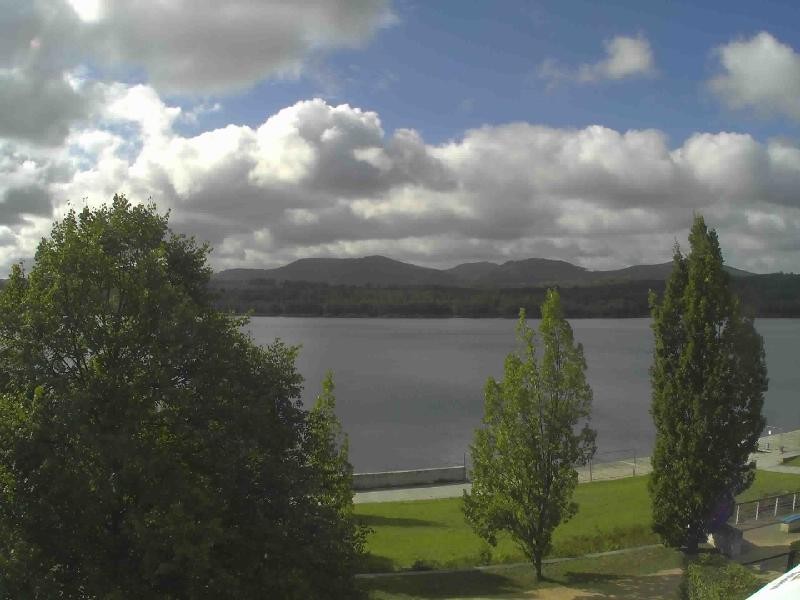 Archiv Foto Webcam Olberdorfer See: Blick auf das Zittauer Gebirge