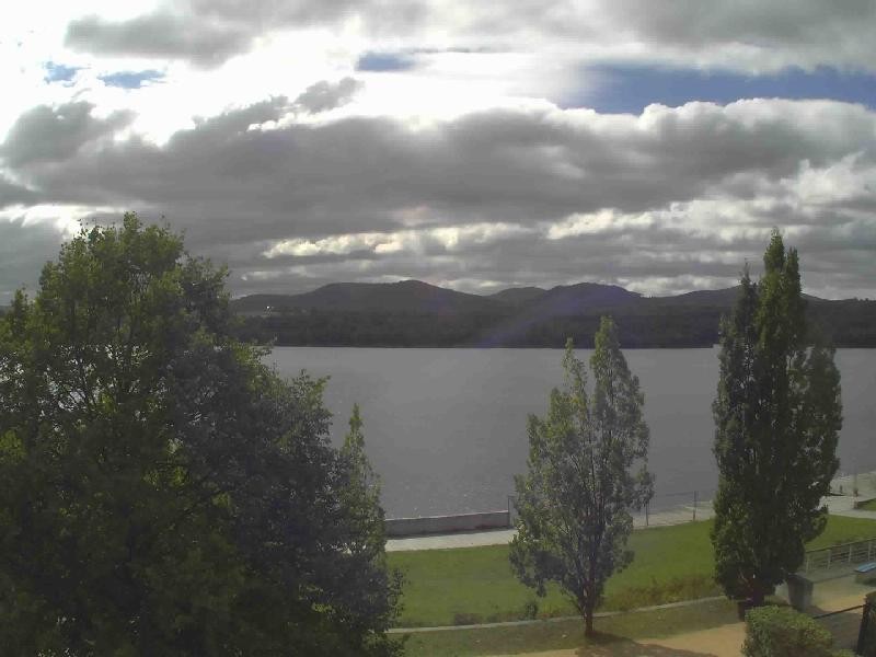 Archiv Foto Webcam Olberdorfer See: Blick auf das Zittauer Gebirge