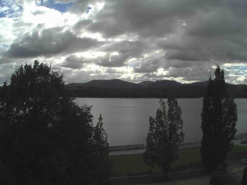 Archiv Foto Webcam Olberdorfer See: Blick auf das Zittauer Gebirge