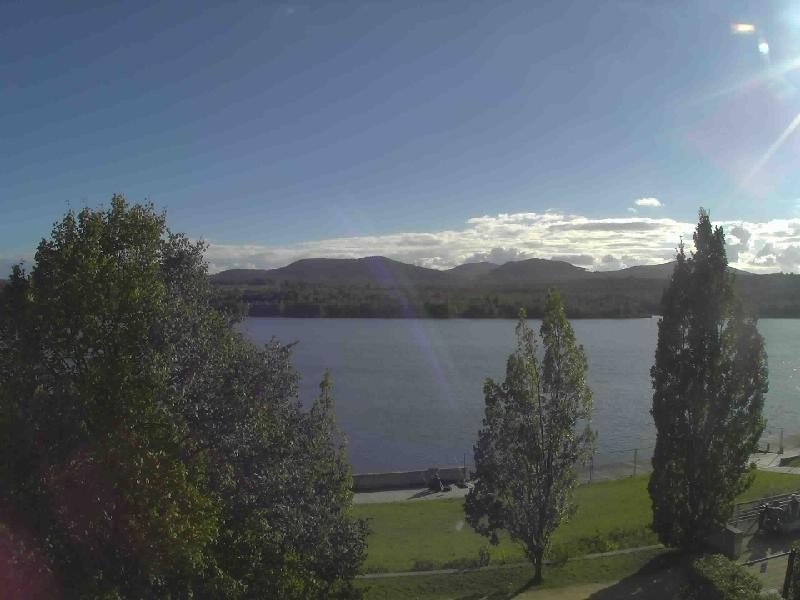 Archiv Foto Webcam Olberdorfer See: Blick auf das Zittauer Gebirge