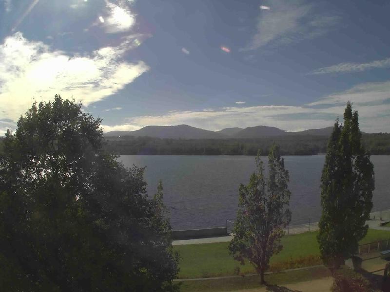 Archiv Foto Webcam Olberdorfer See: Blick auf das Zittauer Gebirge