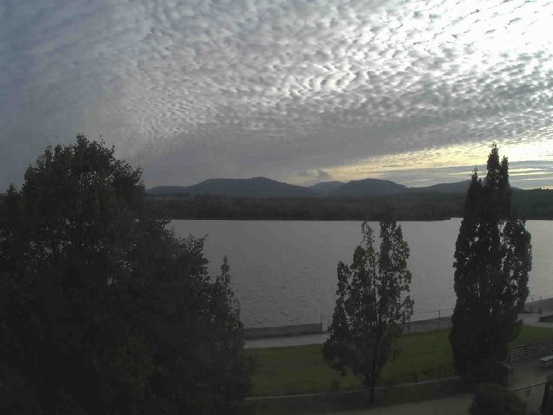 Archiv Foto Webcam Olberdorfer See: Blick auf das Zittauer Gebirge
