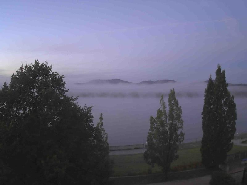 Archiv Foto Webcam Olberdorfer See: Blick auf das Zittauer Gebirge