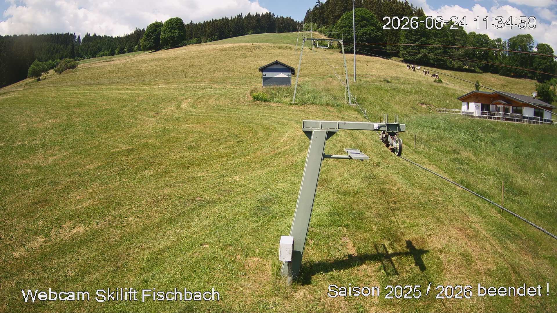 Archived image Webcam View at Fischbach at the Schluchsee