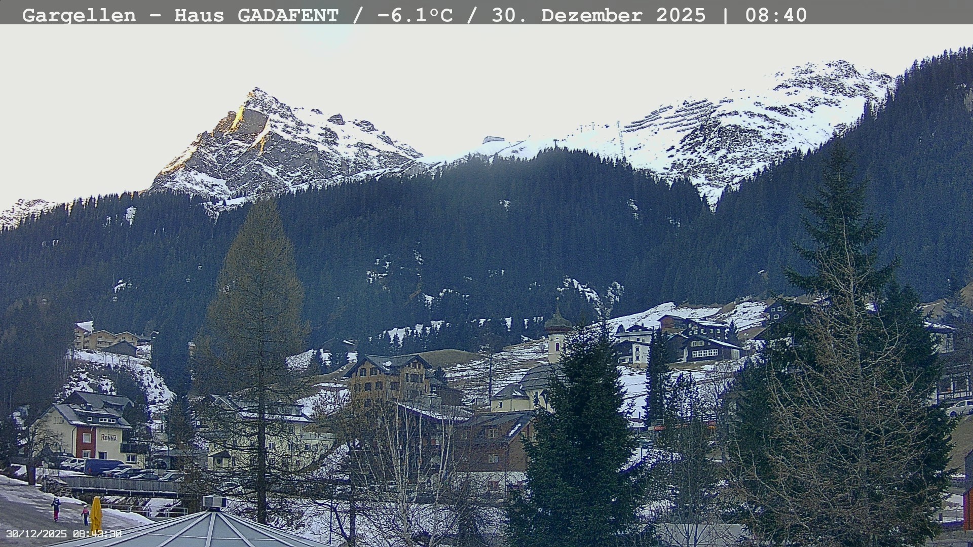 Archiv Foto Webcam Gargellen - Schafberg