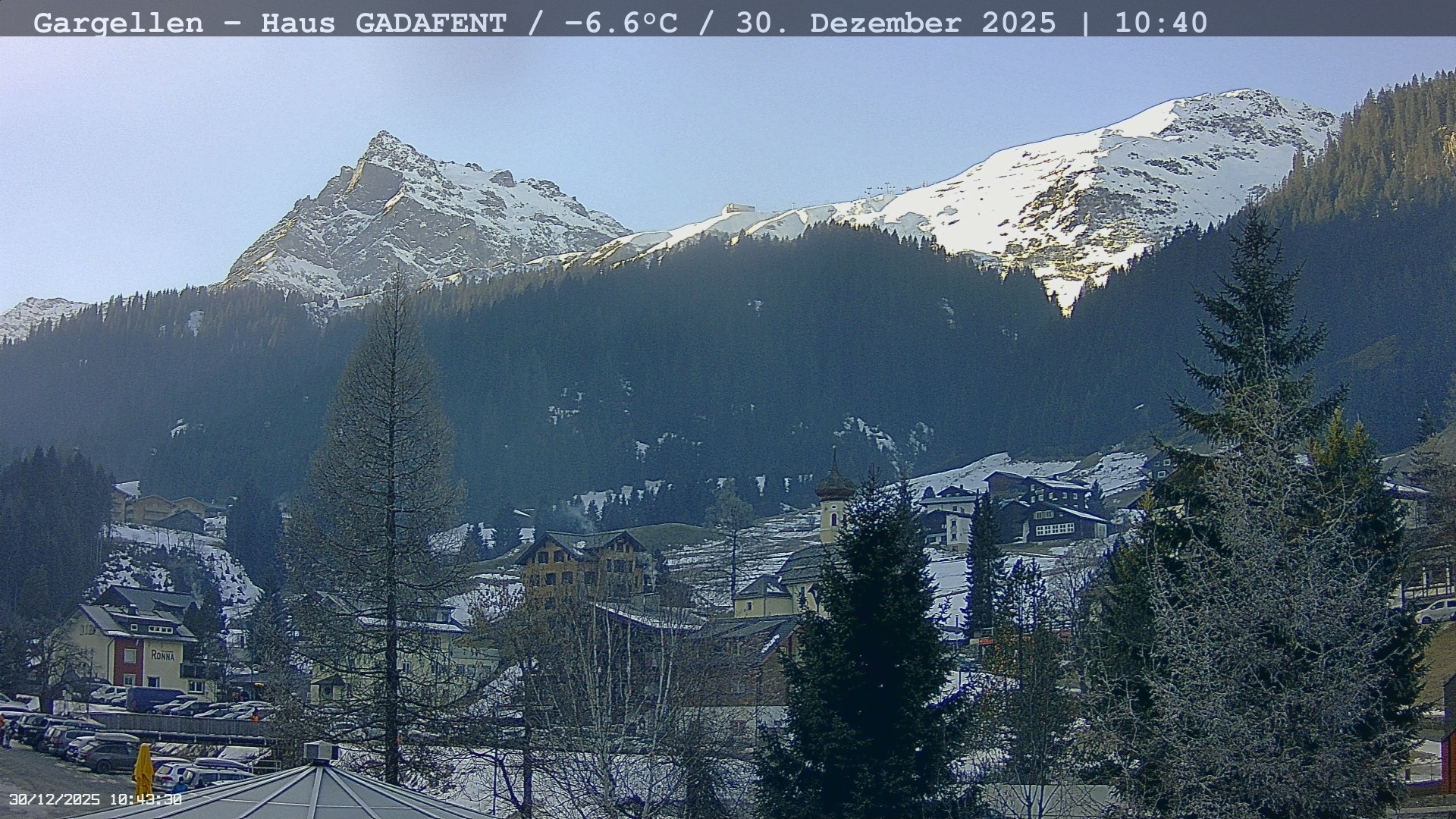 Archiv Foto Webcam Gargellen - Schafberg